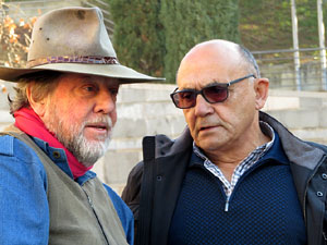 Instal&middot;laci&oacute; de setze llambordes Stolpersteine per recordar els gironins deportats als camps de concentraci&oacut