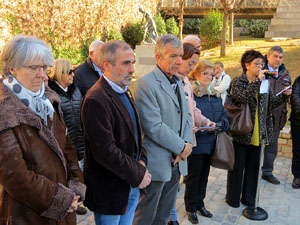 Instal&middot;laci&oacute; de setze llambordes Stolpersteine per recordar els gironins deportats als camps de concentraci&oacut
