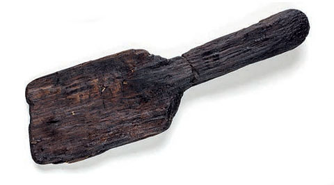 Pala petita. Fusta de roure