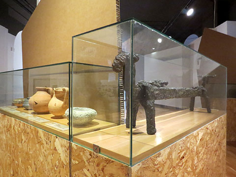 L'exposici&oacute;. Vitrines amb peces ib&egrave;riques