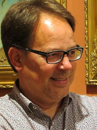 Jordi Falg&agrave;s, director de la Fundaci&oacute; Rafael Mas&oacute;, durant la inauguraci&oacute;