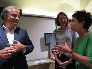 Inauguraci&oacute; de l'exposici&oacute; A la taula d'Estelina, al Museu d'Hist&ograve;ria dels Jueus de Girona