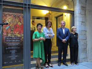 Inauguraci&oacute; de l'exposici&oacute; A la taula d'Estelina, al Museu d'Hist&ograve;ria dels Jueus de Girona