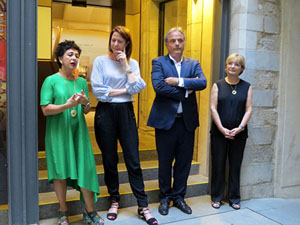 Inauguraci&oacute; de l'exposici&oacute; A la taula d'Estelina, al Museu d'Hist&ograve;ria dels Jueus de Girona