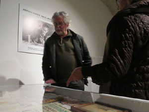 Inauguraci&oacute; de l'exposici&oacute; homenatge a Antoni Var&eacute;s al Celler del Museu d'Hist&ograve;ria de Girona 