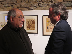 Inauguraci&oacute; de l'exposici&oacute; homenatge a Antoni Var&eacute;s al Celler del Museu d'Hist&ograve;ria de Girona 