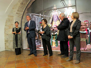 Inauguraci&oacute; de l'exposici&oacute; homenatge a Antoni Var&eacute;s al Celler del Museu d'Hist&ograve;ria de Girona 