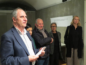Inauguraci&oacute; de l'exposici&oacute; d'obres de Dami&agrave; Escuder al Museu d'Hist&ograve;ria de Girona 