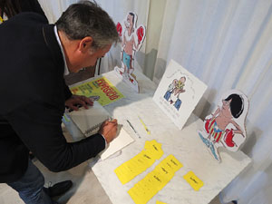Inauguraci&oacute; exposici&oacute; de dibuixos de Jordi Juncosa
