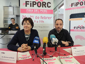 FIPORC 2016. Fira del porc de Riudellots de la Selva. Presentaci&oacute; a l'Aula Gastron&ograve;mica del Mercat del Lle&oacute