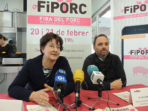 FIPORC 2016. Fira del porc de Riudellots de la Selva. Presentaci&oacute; a l'Aula Gastron&ograve;mica del Mercat del Lle&oacute