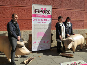 FIPORC 2016. Fira del porc de Riudellots de la Selva. Presentaci&oacute; a l'Aula Gastron&ograve;mica del Mercat del Lle&oacute