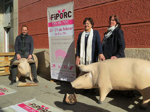 FIPORC 2016. Fira del porc de Riudellots de la Selva. Presentaci&oacute; a l'Aula Gastron&ograve;mica del Mercat del Lle&oacute
