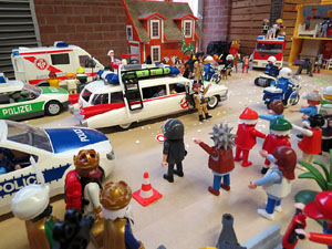Fira de Girona. Fira de Playmobil de Girona organitzada per Esplay