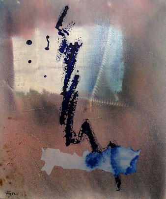 Idil&middot;li. 1989. T&egrave;cnica mixta sobre tela, 81 x 65 cms