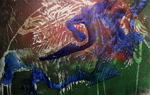 Fons. 1997. Mixta paper. 45 x 71 cm