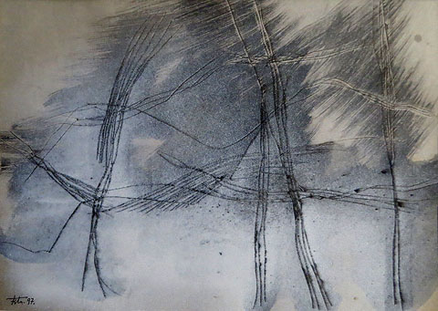 Rasqueta. 1997. T&egrave;cnica mixta
