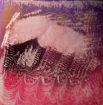 Escuma. 1996. Mixta tauler. 60 x 60 cms (dues peces)