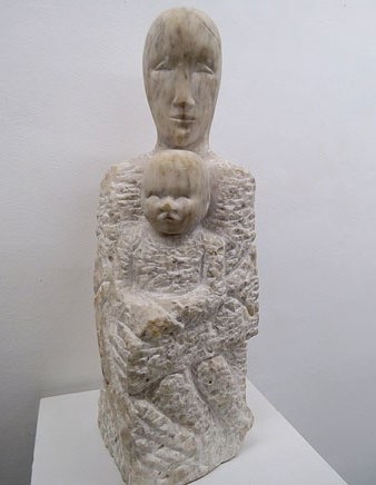 Mareded&eacute;u. Alabastre. 48,5 cm. 1996