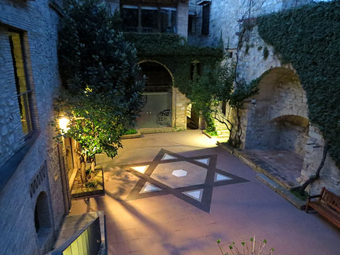 El Pati dels Rabins, un dels espais del Centre Bonastruc &ccedil;a Porta