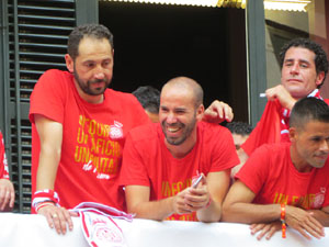 Celebraci&oacute; de l'ascens del Girona FC a primera divisi&oacute;