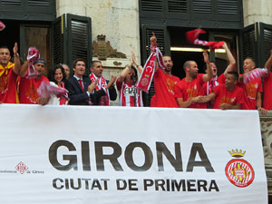 Celebraci&oacute; de l'ascens del Girona FC a primera divisi&oacute;