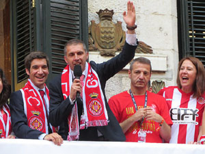 Celebraci&oacute; de l'ascens del Girona FC a primera divisi&oacute;