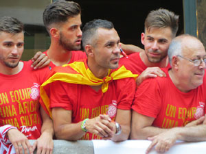 Celebraci&oacute; de l'ascens del Girona FC a primera divisi&oacute;