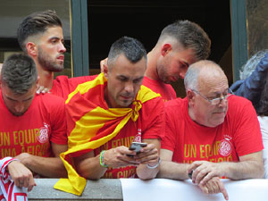 Celebraci&oacute; de l'ascens del Girona FC a primera divisi&oacute;