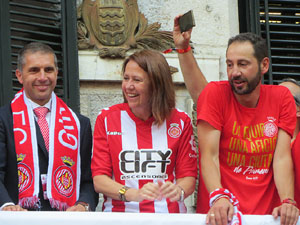 Celebraci&oacute; de l'ascens del Girona FC a primera divisi&oacute;