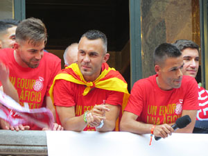 Celebraci&oacute; de l'ascens del Girona FC a primera divisi&oacute;