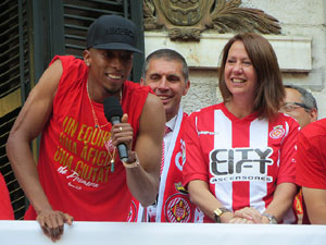 Celebraci&oacute; de l'ascens del Girona FC a primera divisi&oacute;