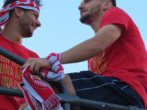 Celebraci&oacute; de l'ascens del Girona FC a primera divisi&oacute;