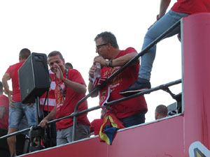 Celebraci&oacute; de l'ascens del Girona FC a primera divisi&oacute;