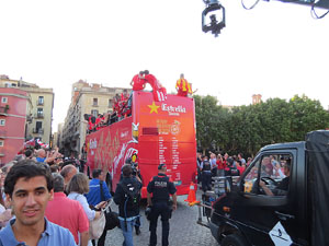 Celebraci&oacute; de l'ascens del Girona FC a primera divisi&oacute;