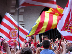 Celebraci&oacute; de l'ascens del Girona FC a primera divisi&oacute;