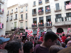 Celebraci&oacute; de l'ascens del Girona FC a primera divisi&oacute;