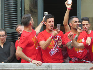 Celebraci&oacute; de l'ascens del Girona FC a primera divisi&oacute;