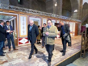Inauguraci&oacute; de l'exposici&oacute; 140 anys dels mosaics romans de Bell-lloc al Museu d�Arqueologia de Catalunya