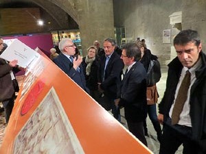 Inauguraci&oacute; de l'exposici&oacute; 140 anys dels mosaics romans de Bell-lloc al Museu d�Arqueologia de Catalunya