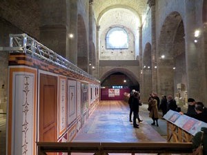 Inauguraci&oacute; de l'exposici&oacute; 140 anys dels mosaics romans de Bell-lloc al Museu d�Arqueologia de Catalunya
