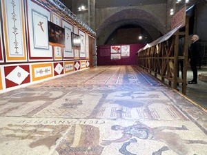 Inauguraci&oacute; de l'exposici&oacute; 140 anys dels mosaics romans de Bell-lloc al Museu d�Arqueologia de Catalunya