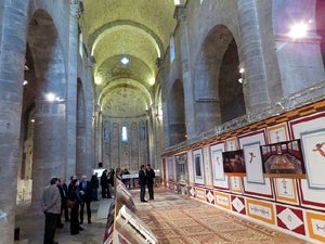 Inauguraci&oacute; de l'exposici&oacute; 140 anys dels mosaics romans de Bell-lloc al Museu d�Arqueologia de Catalunya