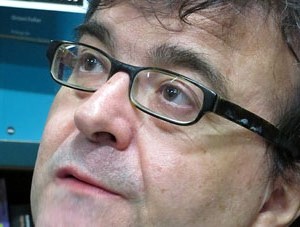 Signatura de llibres de Javier Cercas a la llibreria Geli de Girona