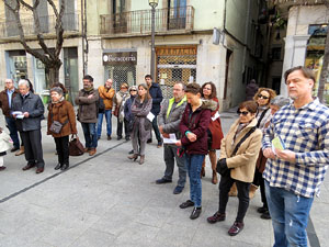 Acci&oacute; Llengua Poesia Llibre. Passejada liter&agrave;ria amb lectures de textos de Prudenci Bertrana i altres referits a Fidel Aguilar 