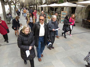 Acci&oacute; Llengua Poesia Llibre. Passejada liter&agrave;ria amb lectures de textos de Prudenci Bertrana i altres referits a Fidel Aguilar 