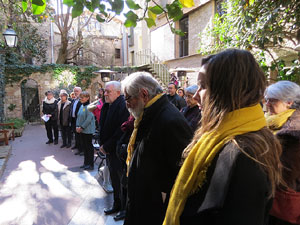 Dia de la Mem&ograve;ria de l'Holocaust i la Prevenci&oacute; dels Crims contra la Humanitat al Pati dels Rabins del Centre Bon