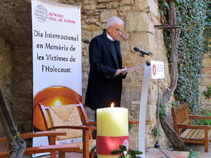 Dia de la Mem&ograve;ria de l'Holocaust i la Prevenci&oacute; dels Crims contra la Humanitat al Pati dels Rabins del Centre Bon