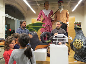 Monstrari de carrer. Inauguraci&oacute; de l'exposici&oacute; de figures de la imatgeria festiva popular de Nuxu Perpiny&agrave