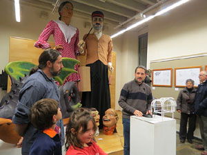 Monstrari de carrer. Inauguraci&oacute; de l'exposici&oacute; de figures de la imatgeria festiva popular de Nuxu Perpiny&agrave
